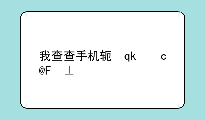 我查查手机软件下载