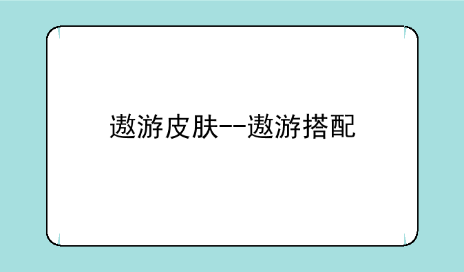 遨游皮肤--遨游搭配